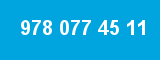 978 077 45 11 978 077 45 11